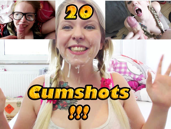 20 Cumshot’s!!! der Jahresrückspritz