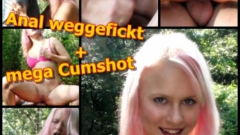 ANAL WEGGEFICKT + MEGA CUMSHOT