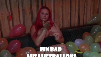 Ein Bad in Luftballons…..