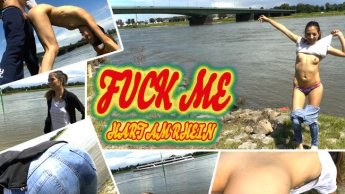 Fuck me hart am Rhein