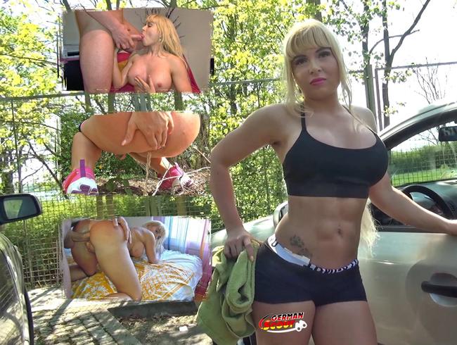 GERMAN SCOUT – Fitness Model in Arsch gefickt nach Studio Besuch