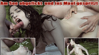 Latinno-Teeny am See abgefickt uns ins Maul gespritzt…!