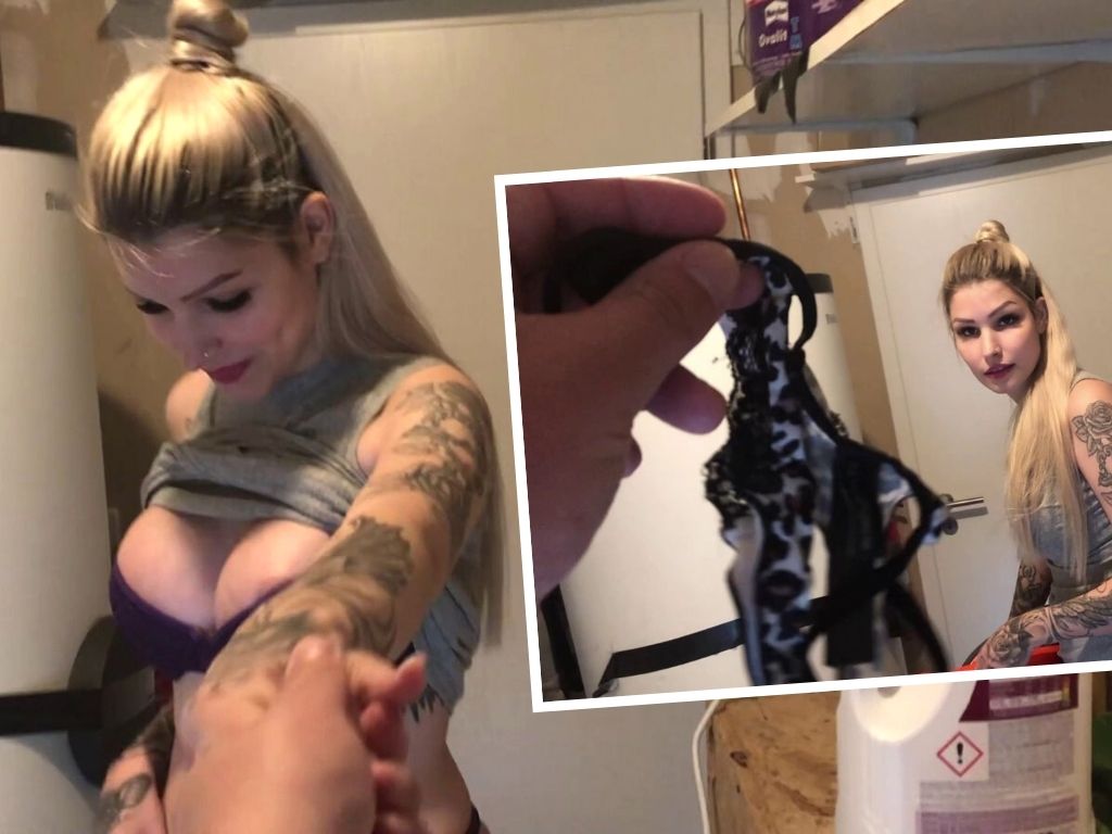 MEIN NACHBAR IST EIN PERVERSER WÄSCHEDIEB! AO-FICK IM KELLER!