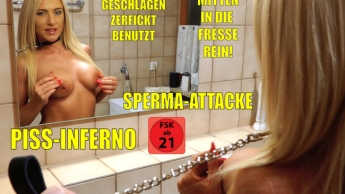 NO LIMIT Sperma -Piss-Fick-Inferno | Hardcore Piss-3Loch-Fickfleisch extrem benutzt!