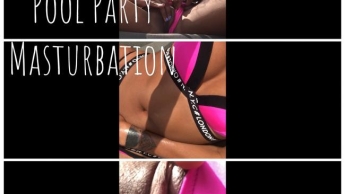 Pool Party Masturbation