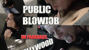 Public Blowjob im Parkhaus Hollywood