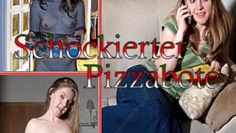 Sperma Face + AO Fick !! Schockierter Pizzabote !!