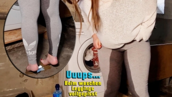 Uuups… Beim Waschen Leggings vollgepisst