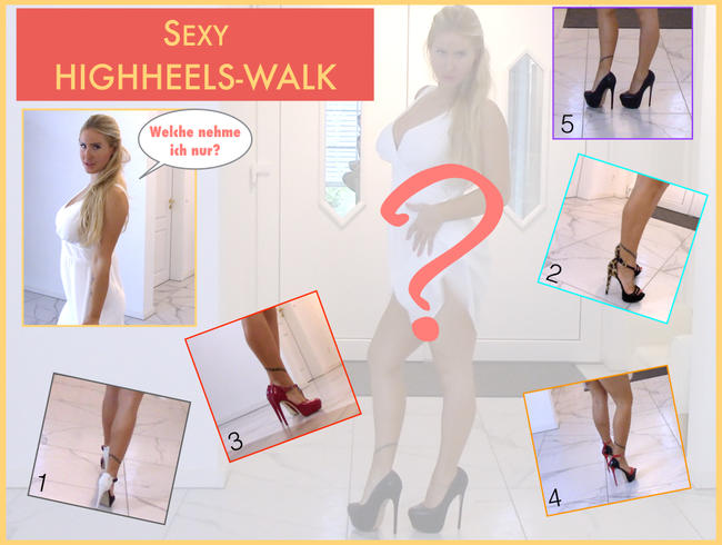 Versaute HIGHHEELS-PRÄSENTATION