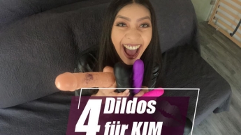 4 Dildos für Kim