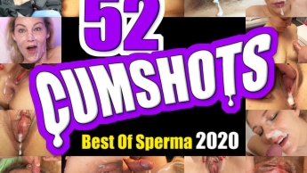 Best of: 52 Cumshots! Best Of Sperma 2020