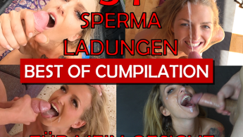 CUMPILATION best of! 34 Spermaladungen für mein Gesicht!!