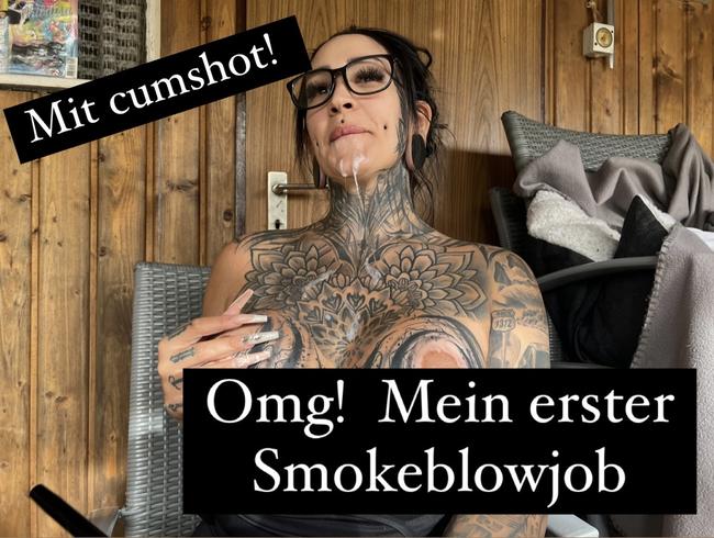 Mein erster Smokeblowjob mit Cumshot