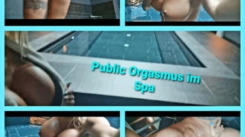 Public Orgasmus im Spa
