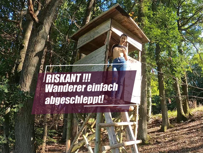 RISKANT! Wanderer einfach abgeschleppt