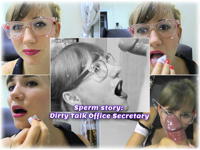 Sperm Geschichte: Dirty Talk Sekretariat