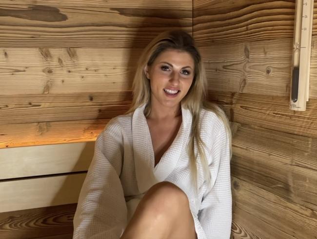 War das heiß!! Orgasmus in der Sauna!!