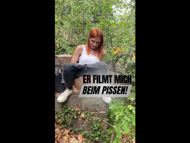 ER filmt mich beim PISSEN! (Handyvideo)
