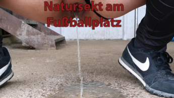 Natursekt am Fußballplatz