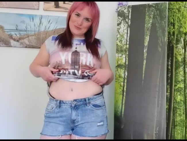 Mach ich das wirklich? Das erste Video in Unterwäsche OMG !