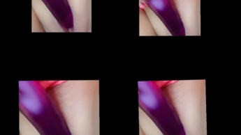 Geile Pussy mit Vibrator zum spritzen bringen