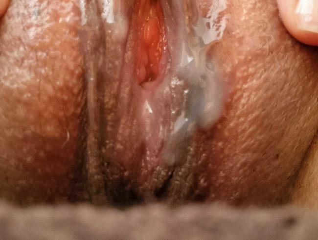 Sperma in der Fotze