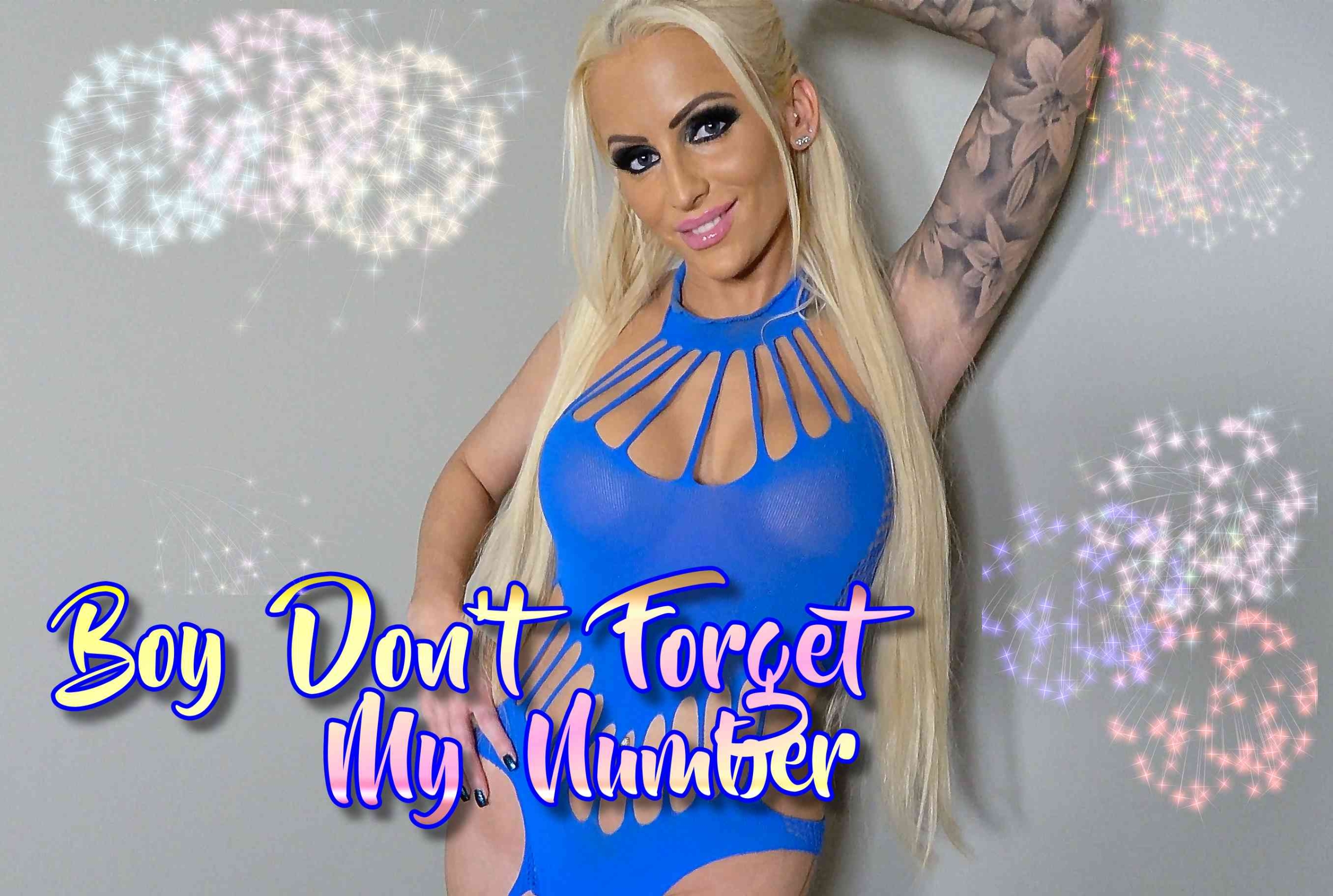 Boy Dont Forget My Number