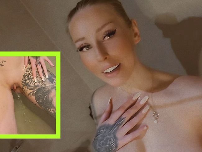 Geile NS Spiele in der Dusche und ich besorg es mir selbst mit Dildo!