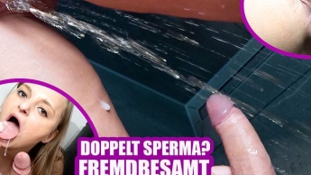 DOPPELT SPERMA, DOPPELT PISSE? FREMDBESAMT UND VOLLGEPISST?!