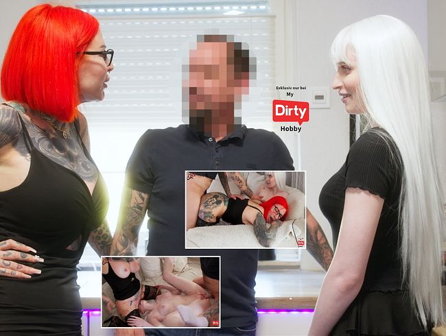 Miese Aktion!!! Mit der Putzschlampe erwischt! Jetzt treibe ich es mit beiden