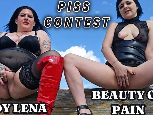 PISS CONTEST+ANWEISUNGEN für DICH! WER HAT GEWONNEN?