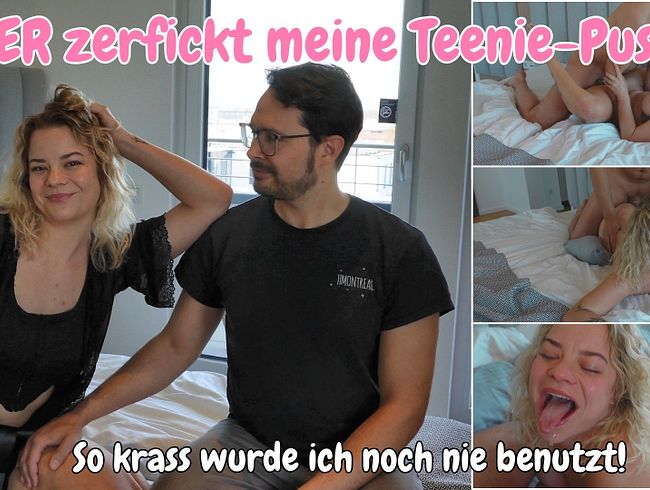 USER zerfickt meine Teenie-Pussy! So krass wurde ich noch nie benutzt!