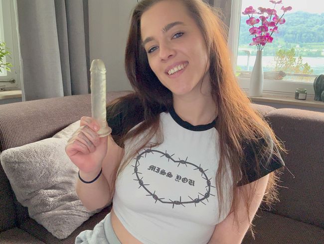 Wenn das mein Ex sieht? Zum1x mit einem Dildo selbst besorgt!