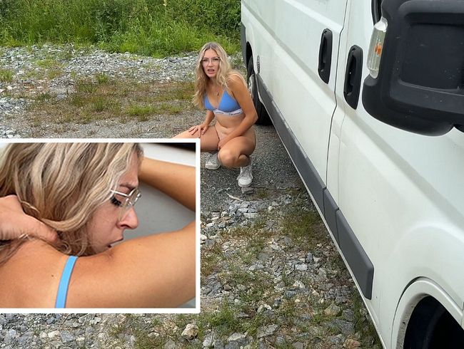 Fußgänger ERWISCHT MICH! Hat er mir WIRKLICH ein CREAMPIE verpasst?!