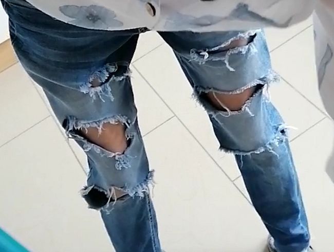 Heiße Einblicke bei der Hausarbeit…spontan gefilmt???