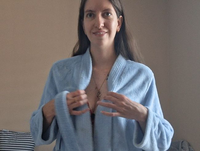 Ich war so aufgeregt! Mein 1. mal in Unterwäsche