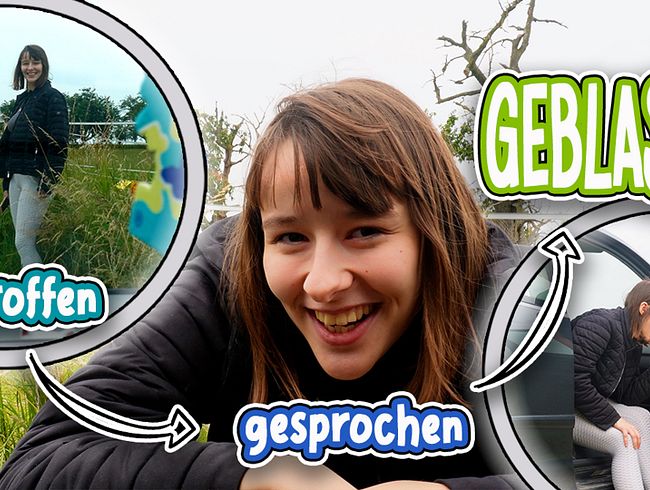 Spontaner RIESENSCHWANZ BLOWJOB! Er hat gefragt, ich habe gelutscht!