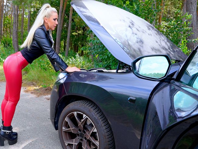 AUTOPANNE eskaliert im 3LOCH ABSCHLEPPSERVICE | Ohne Gummi zerfickt mit ULTRA SPERMAFACIAL…!