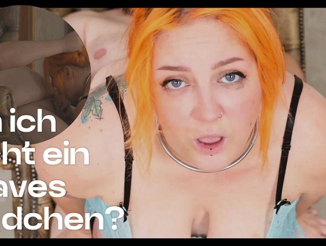 Bin ich nicht eine brave h…. ? Brav geblasen und abgeritten bin zum Schluss !