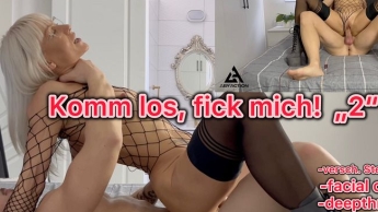 Komm los, fick mich 2 ! Facial Cum ! Deine Sahne in mein Gesicht !