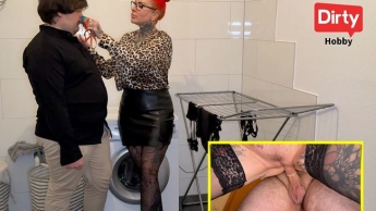 Erwischt beim Schlüpfer schnüffeln ! dicker STIEFSOHN muss ihn rein stecken XXL cumshot !