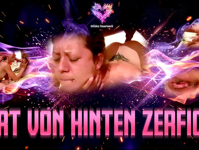 Hart von hinten Zerfickt – Creampie als Belohnung!