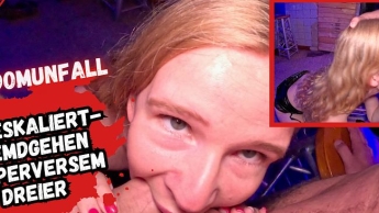 Junggeslinnen Abschied wird zur Fremdfick Party! Kondom bleibt in der Muschi stecken!