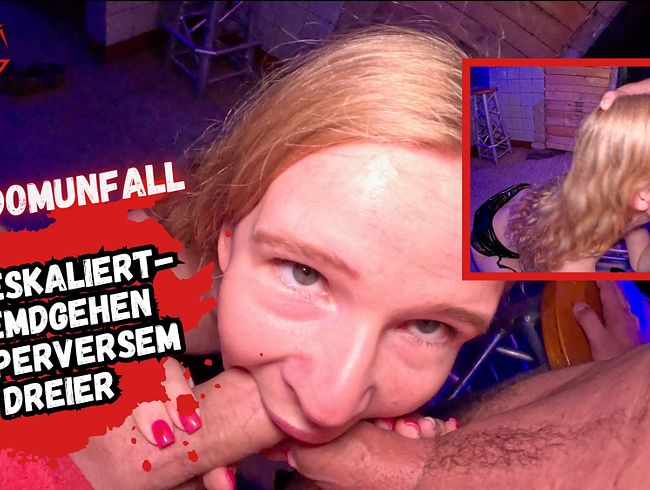 Junggeslinnen Abschied wird zur Fremdfick Party! Kondom bleibt in der Muschi stecken!