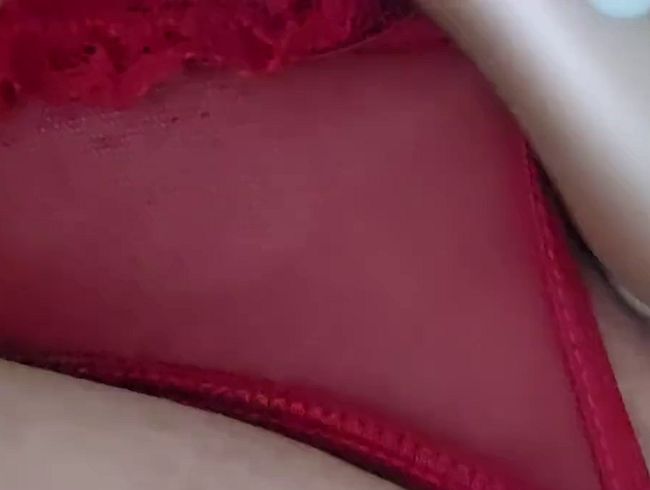 Komm und hör mir zu wie ich für dich komme und stöhne