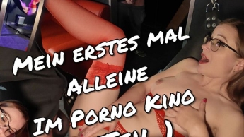 Mein ERSTES MAL Alleine im Porno Kino!! Teil 1 Ao