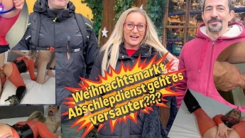 Weihnachtsmarkt Abschleppdienst !!! Geht es versauter??? Schlammschieben der Extraklasse !