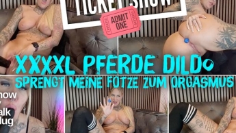 XXXXL Dildo sprengt meine FOTZE | Meine heißeste WEBCAM SHOW ever
