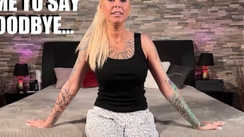 Ich verabschiede mich…