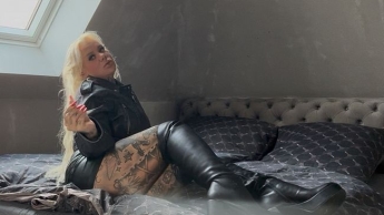 LEDER SCHLAMPEN STYLE! FICK MICH!